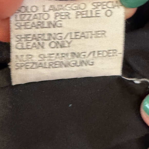 Bally Soft Leather Coat Dark Blue Jacket Vintage Made in Italy Size 10 Womens - Picture 13 of 14